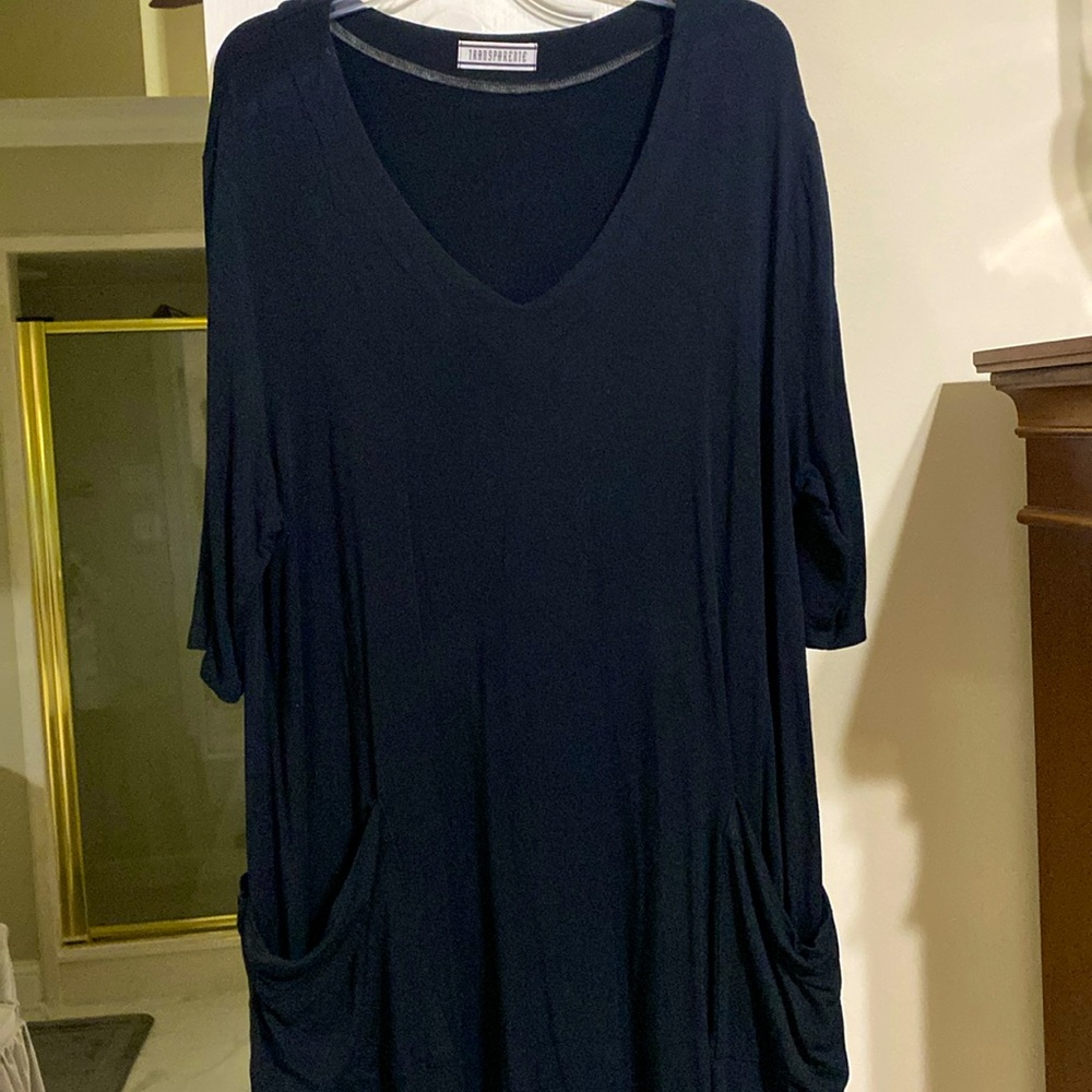 Long tunic with large pockets